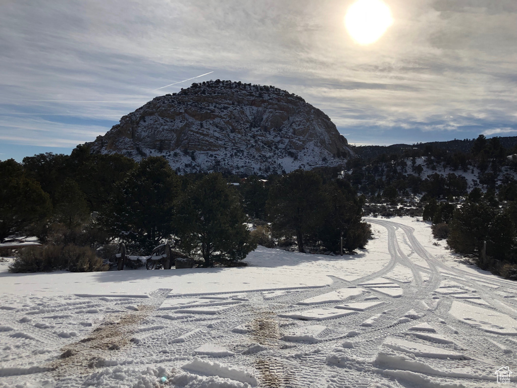 View of mountain background