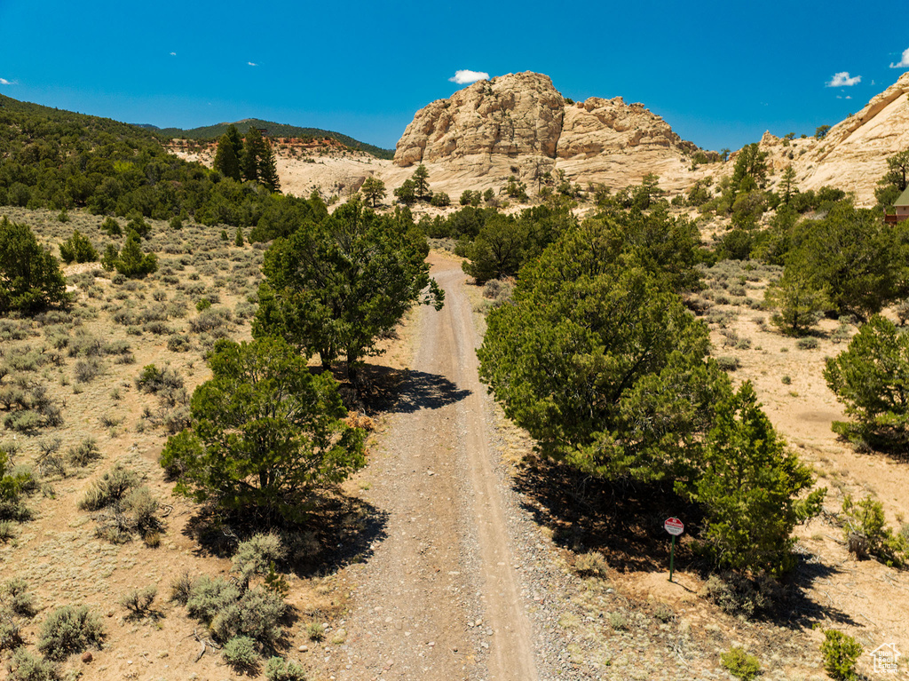 View of mountain backdrop