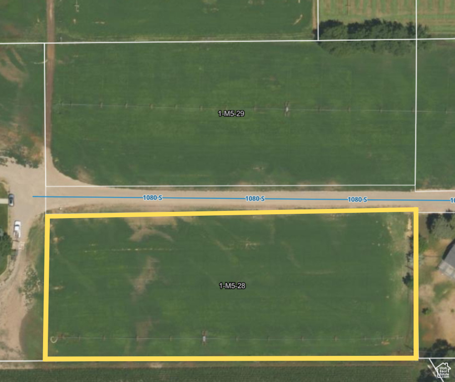 Map of property location with property parcel outlined