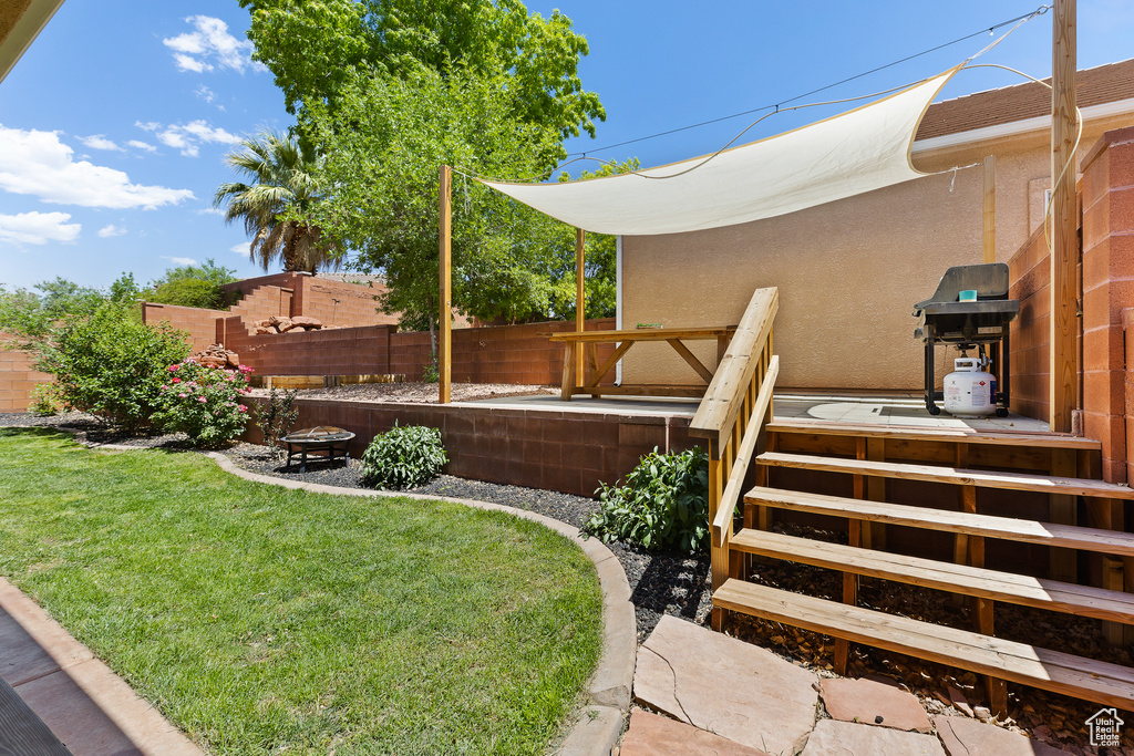 View of yard