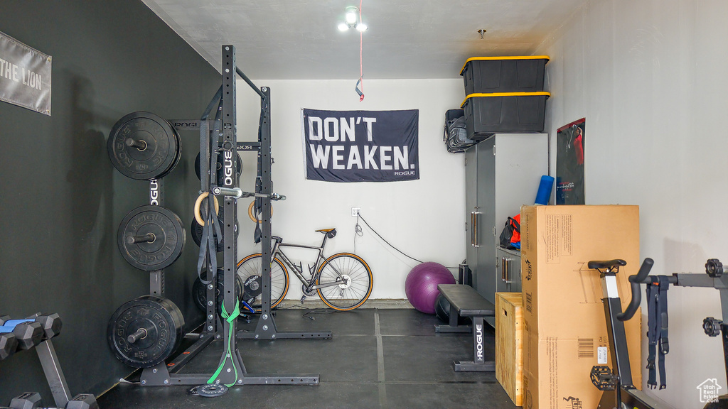 View of exercise room