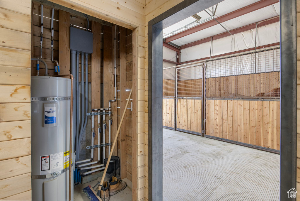 Utilities with secured water heater