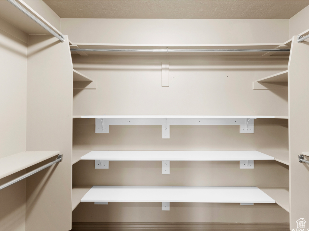 View of spacious closet