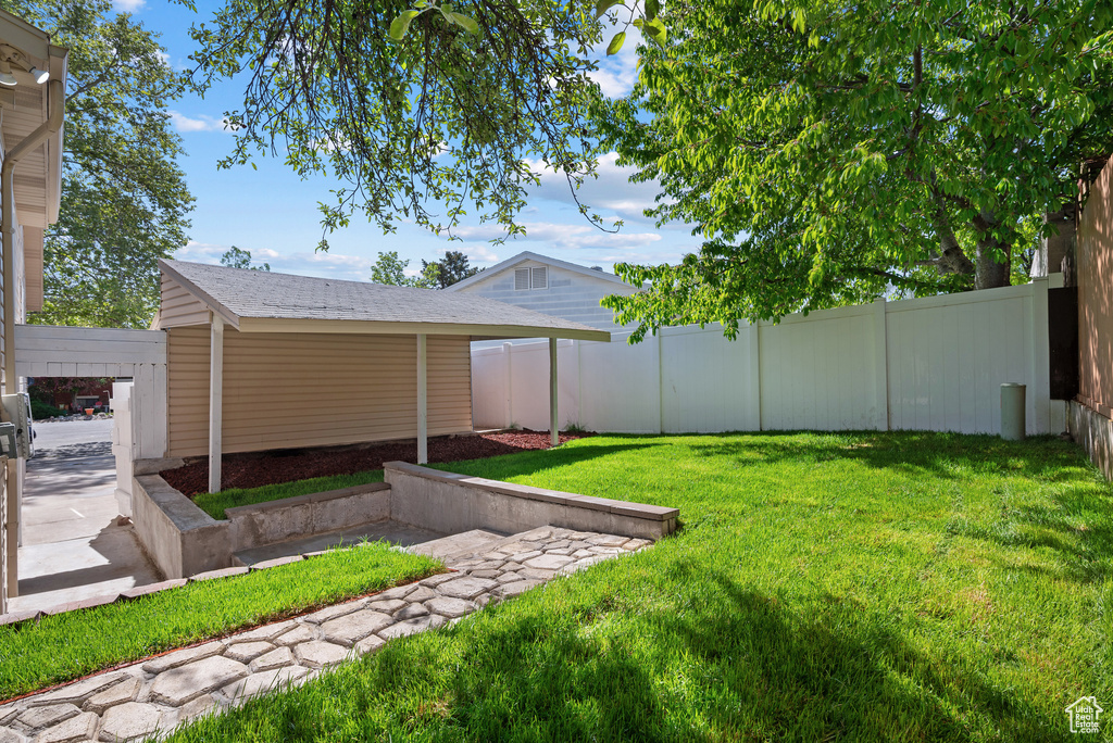 View of yard