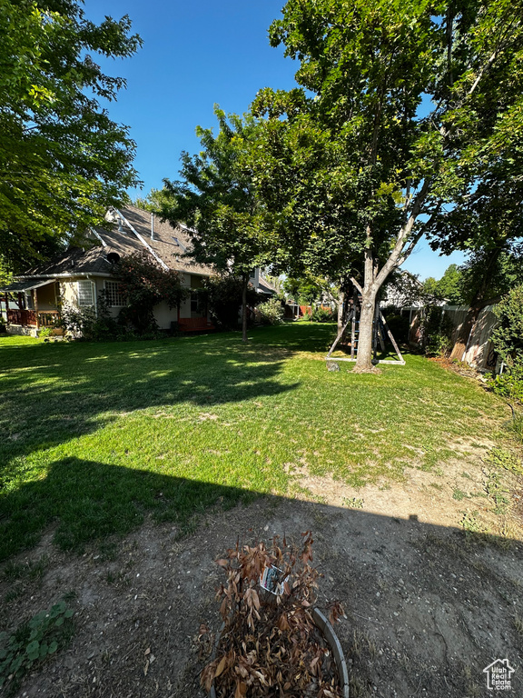 View of green lawn