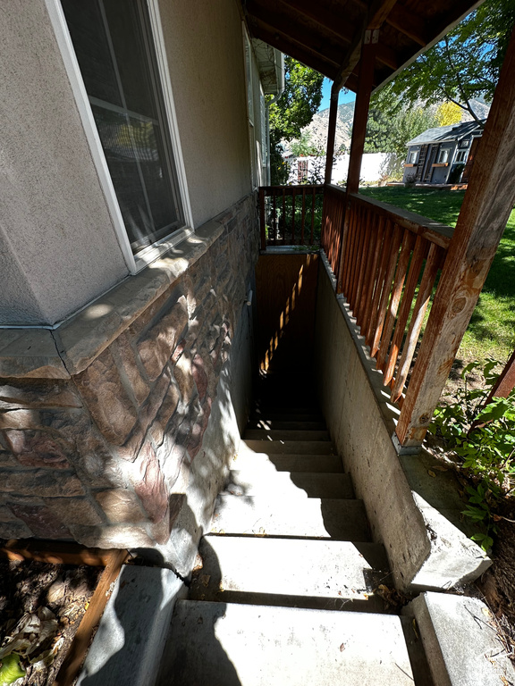 View of stairs