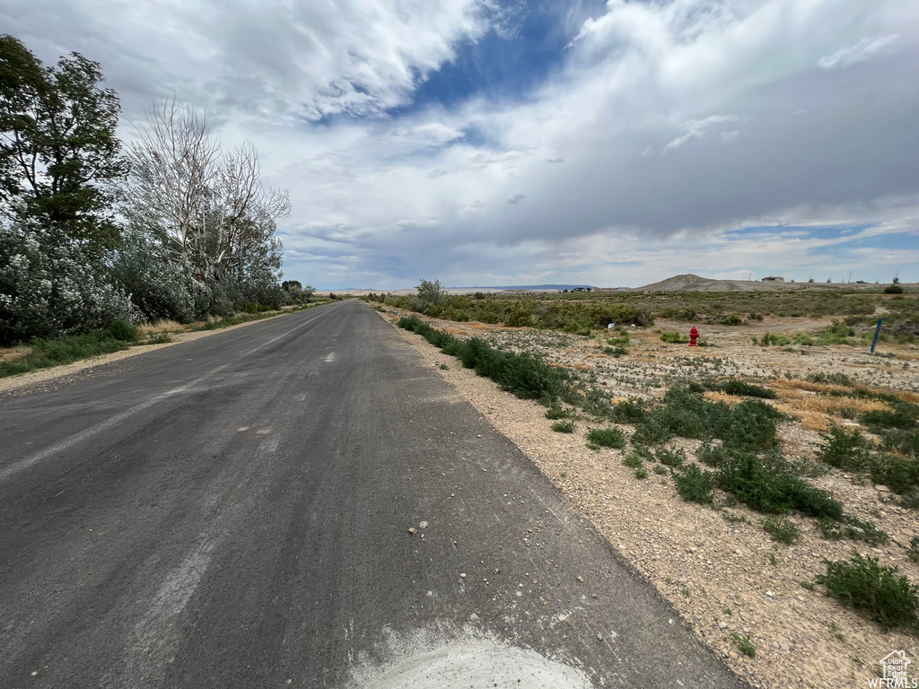 View of asphalt street