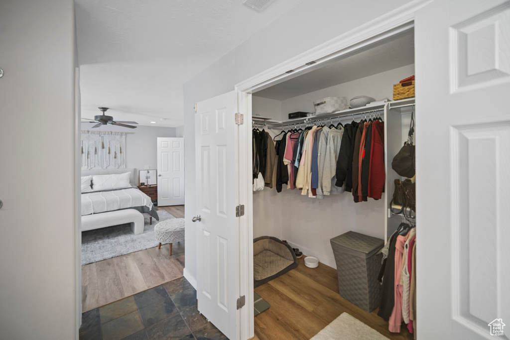 View of closet