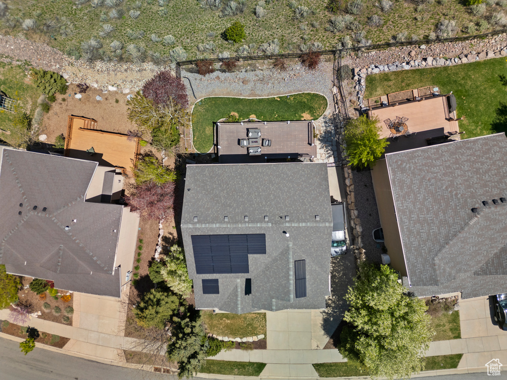 Aerial overview of property's location