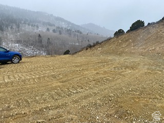 View of mountain background