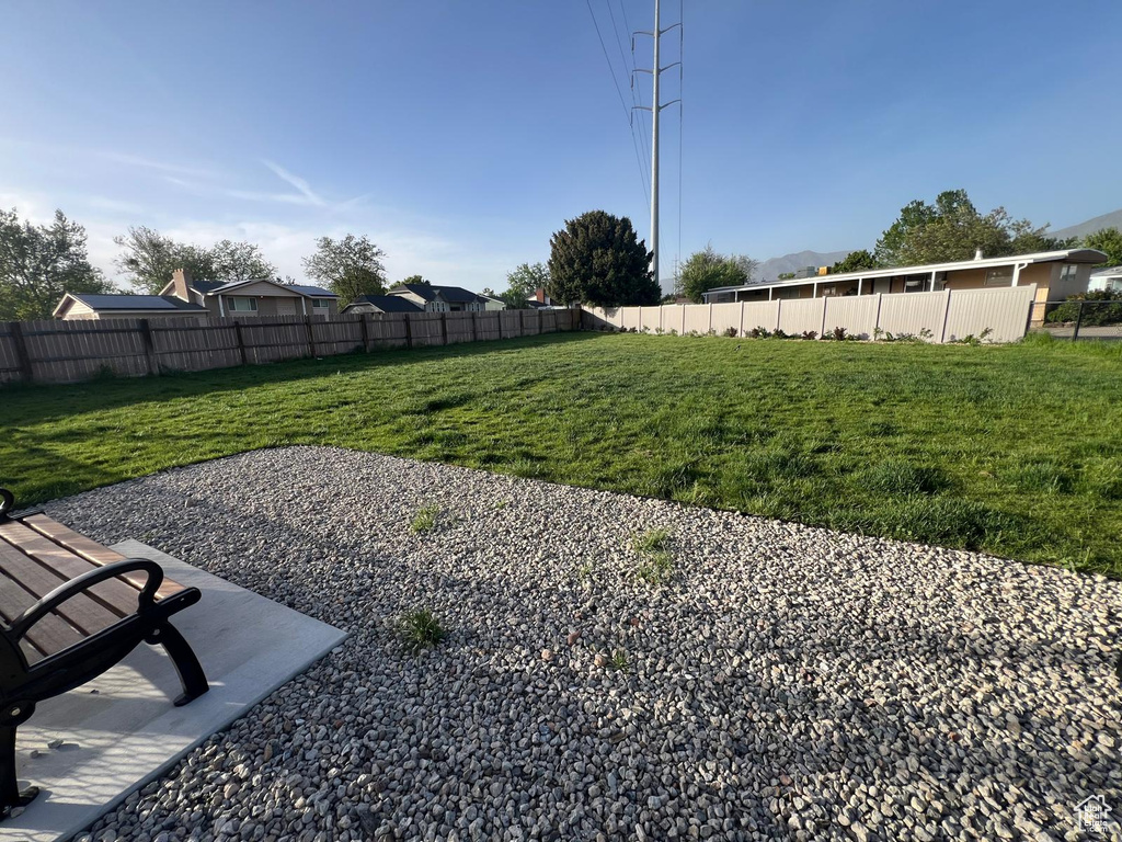 View of yard
