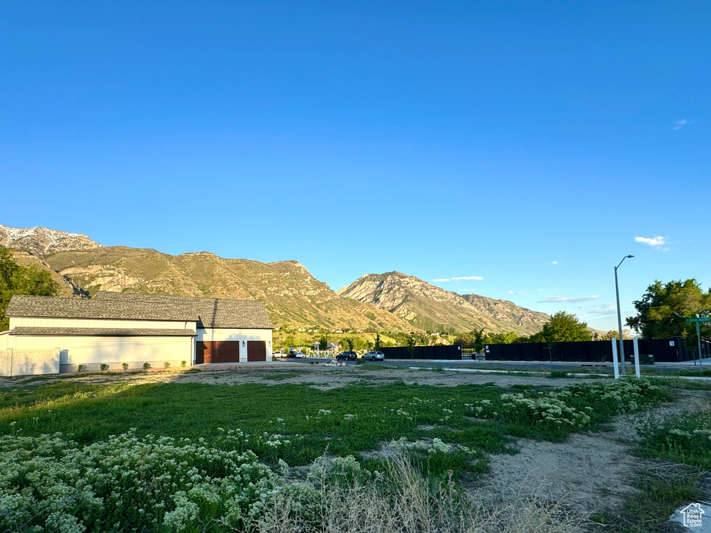 View of mountain background