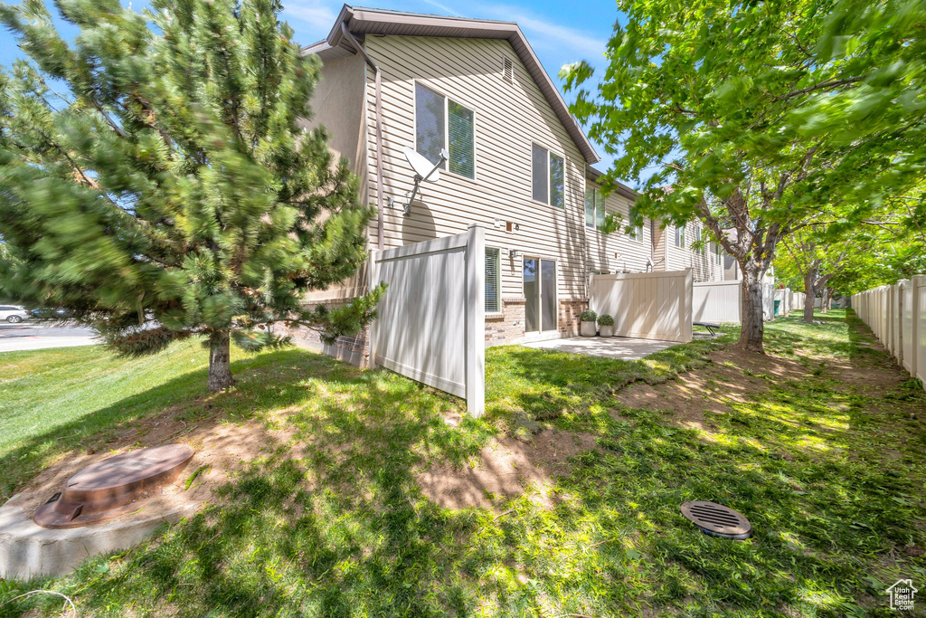 View of rear view of property