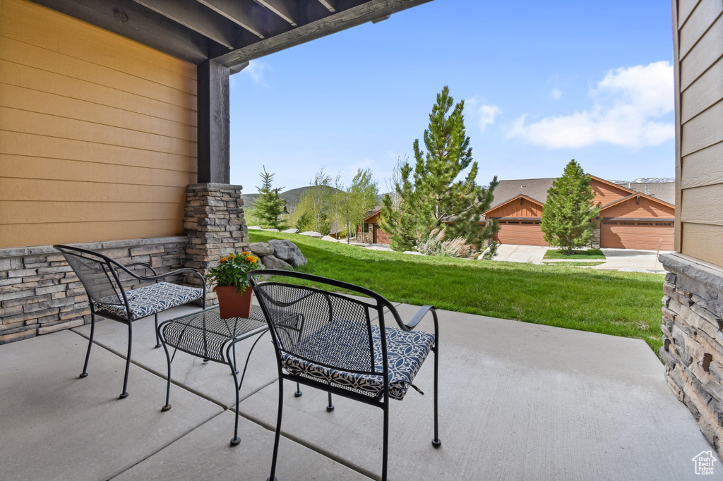 View of patio