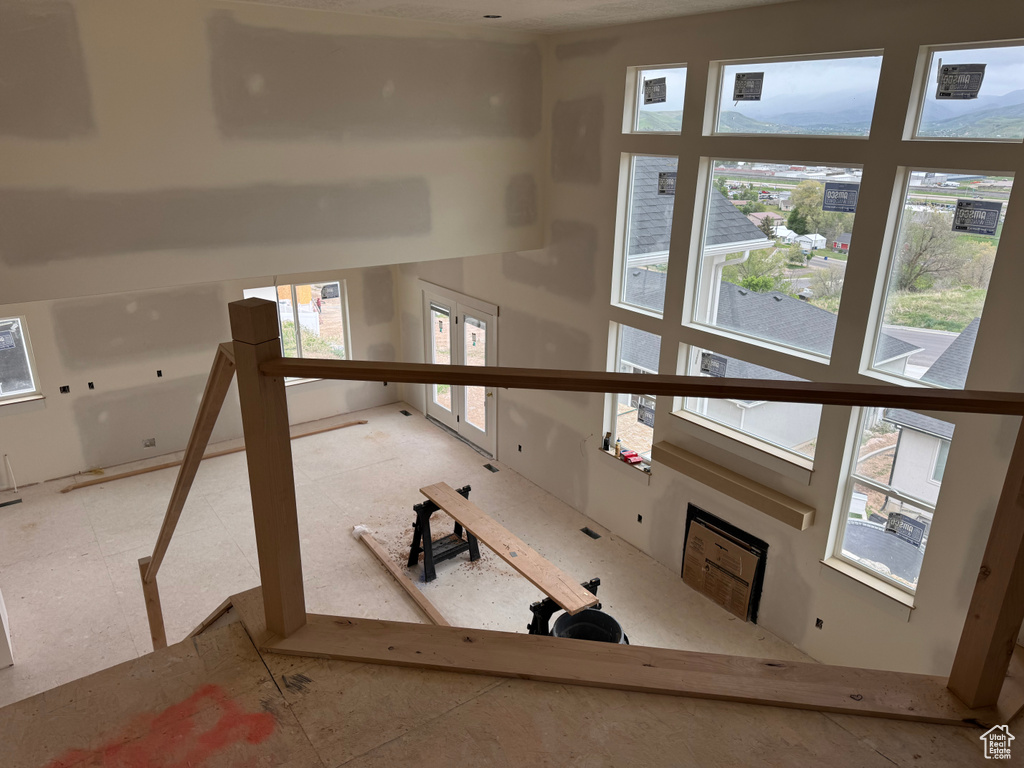 Stairway featuring healthy amount of natural light