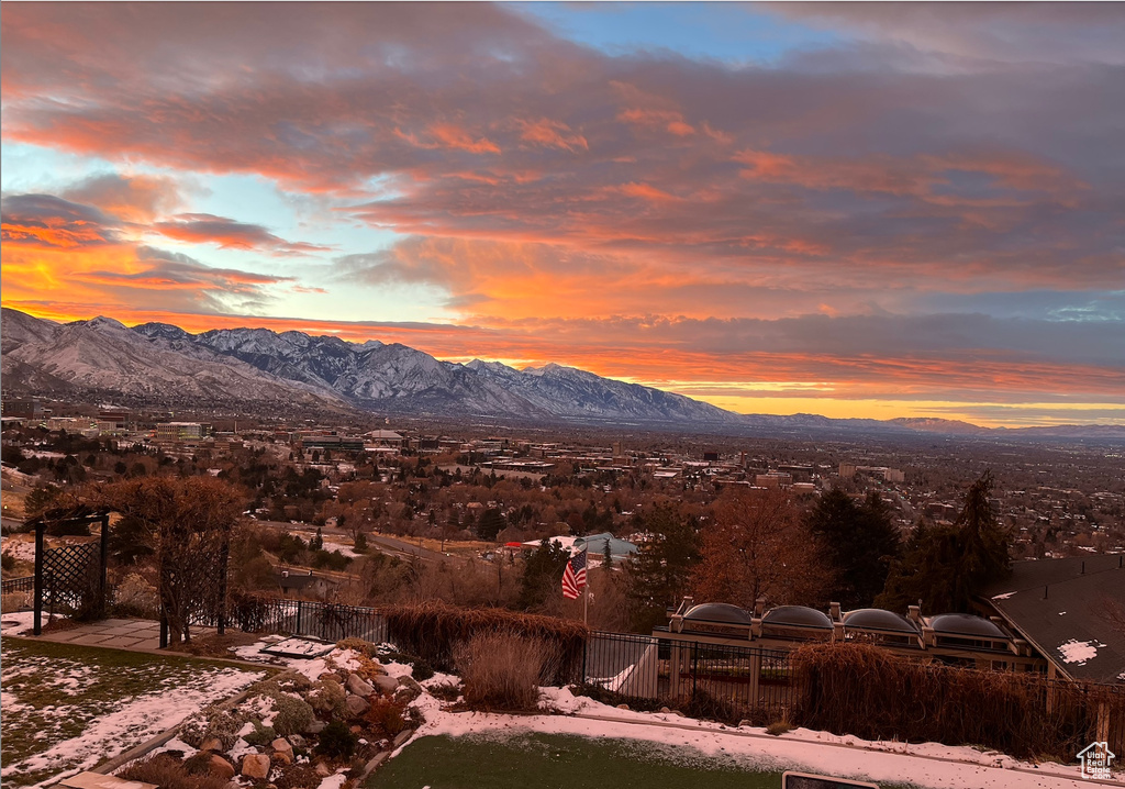View of mountain backdrop