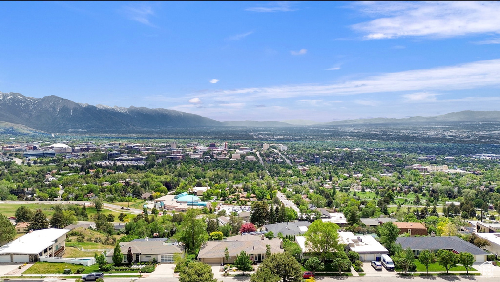 Drone / aerial view of mountains