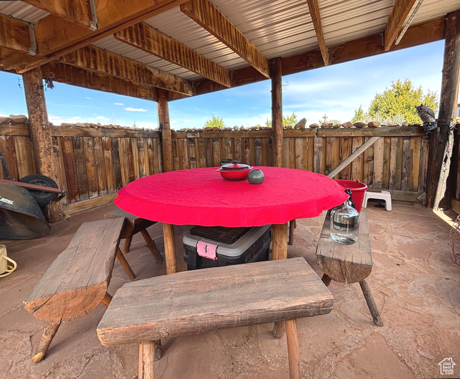 View of patio / terrace with fence
