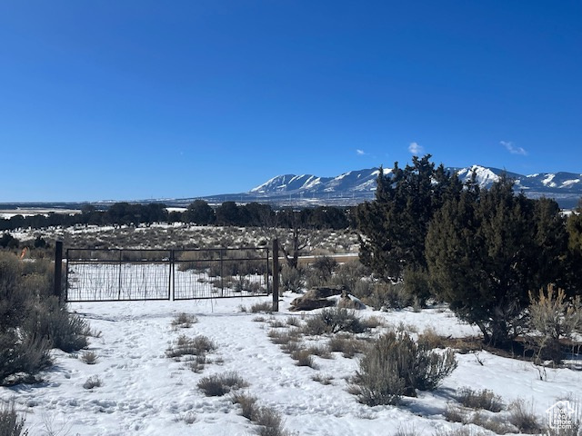 View of mountain background