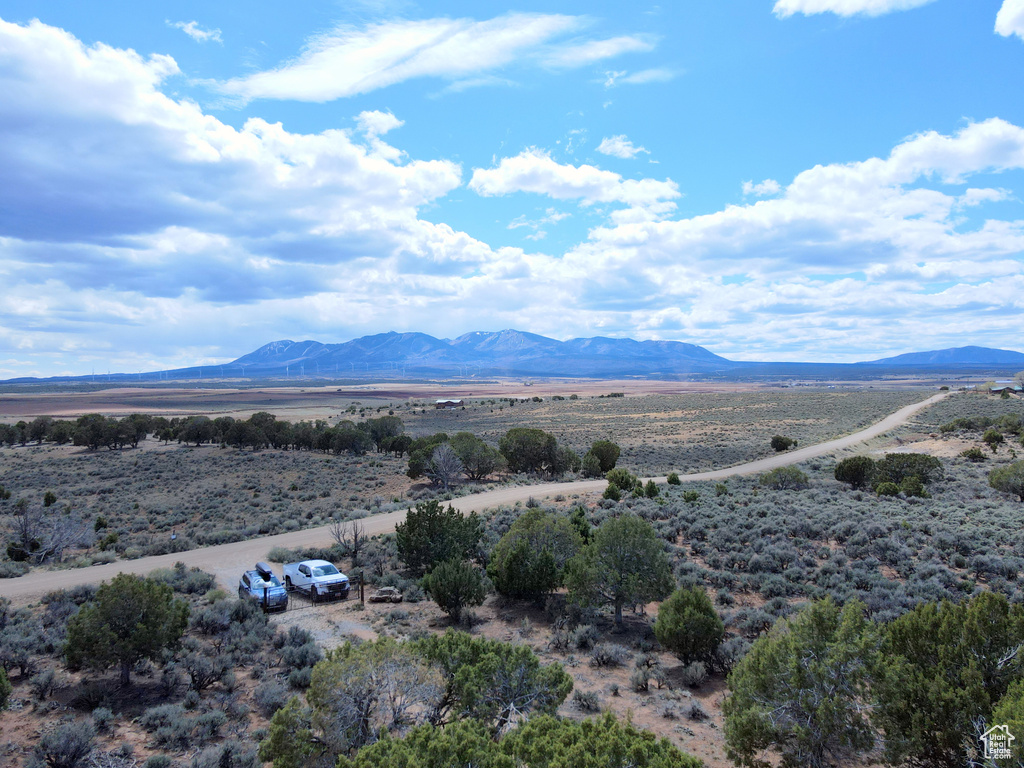 View of mountain background