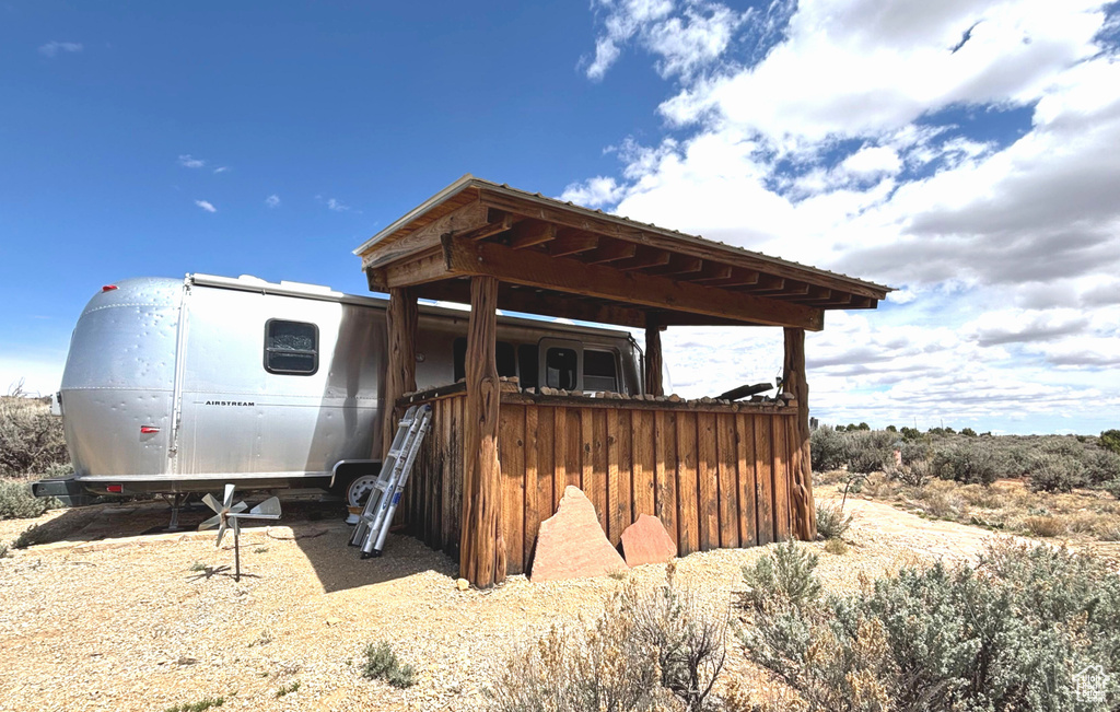 View of outbuilding
