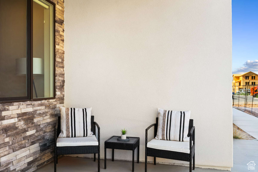 View of patio