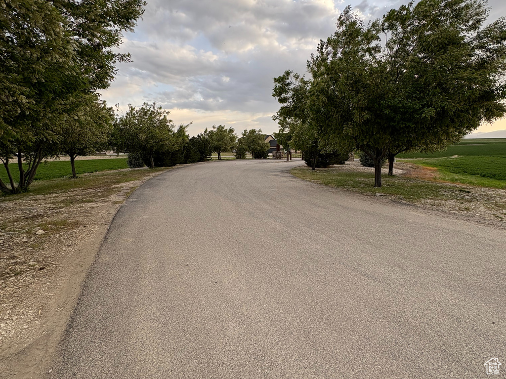 View of asphalt street
