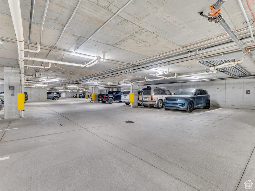 View of parking garage