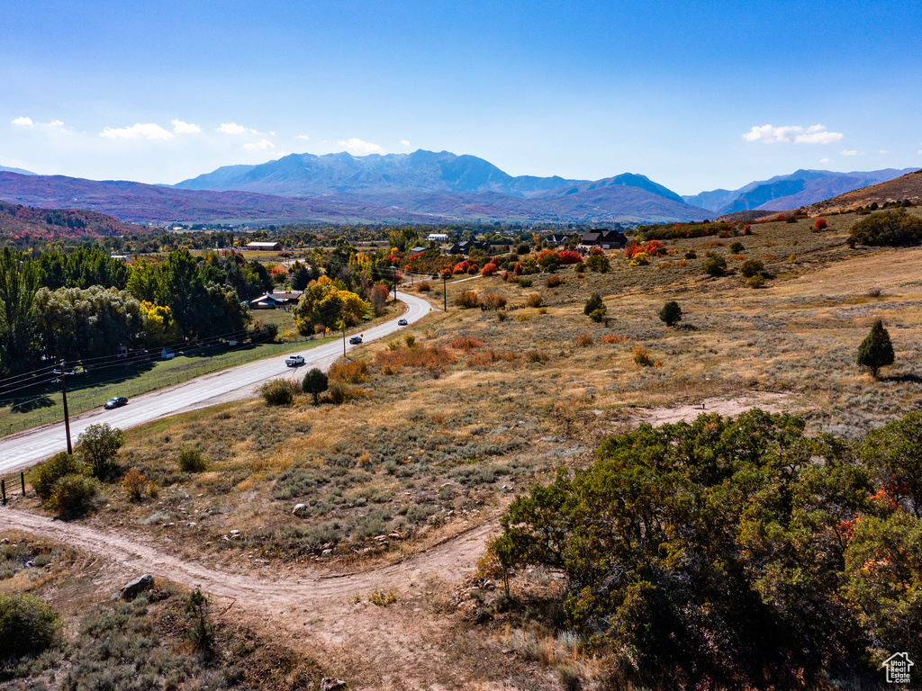 View of mountain backdrop