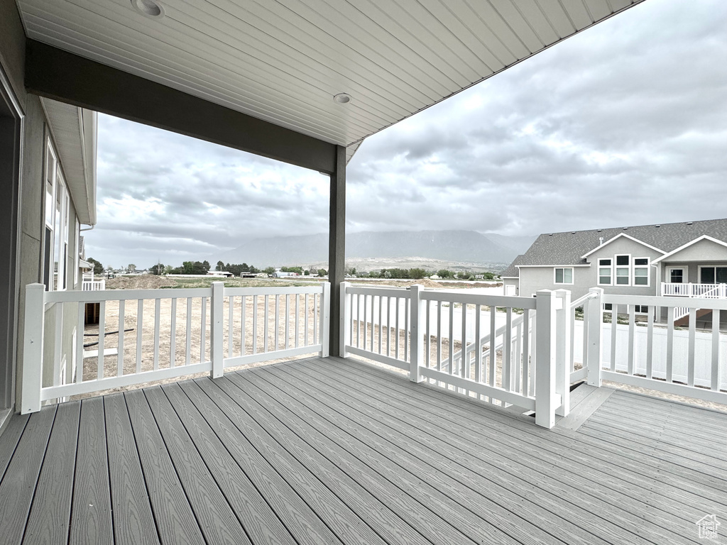 View of deck
