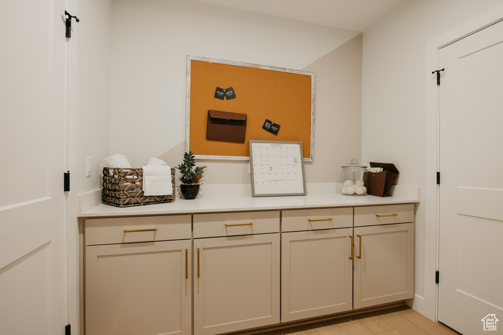 Detailed view of wood finished floors