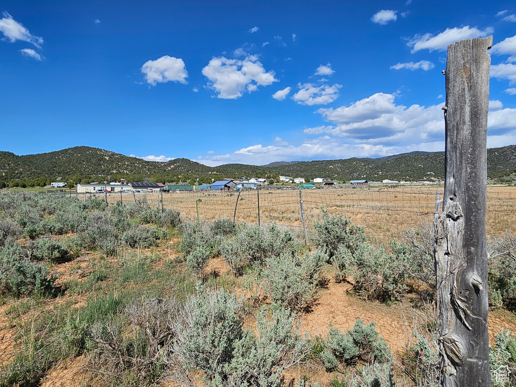 Mountain view featuring rural landscape