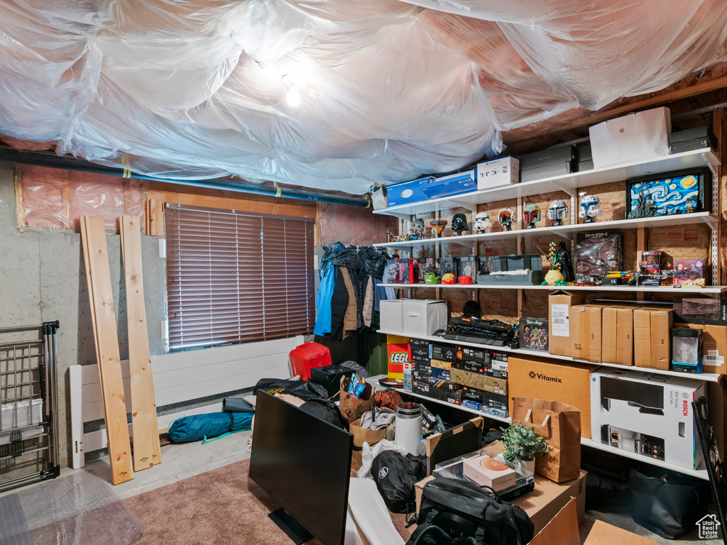 View of storage area