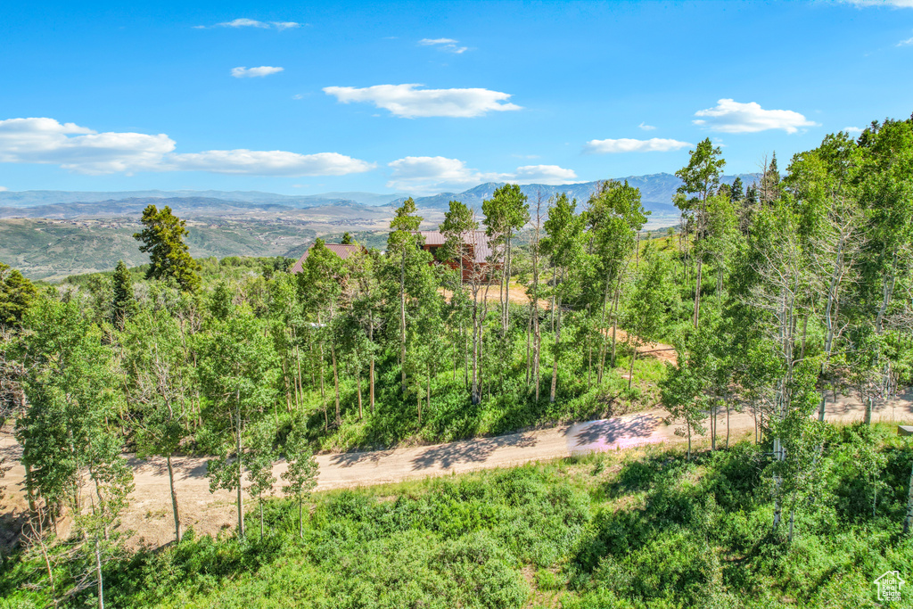 View of mountain backdrop
