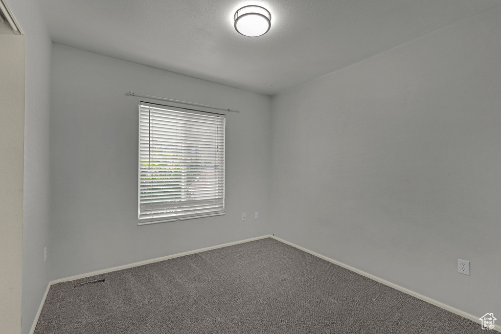 Unfurnished room with baseboards and carpet floors