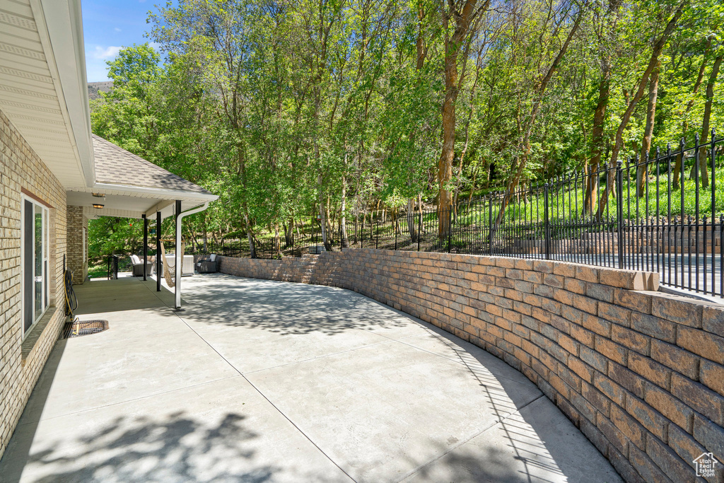 View of patio / terrace with fence