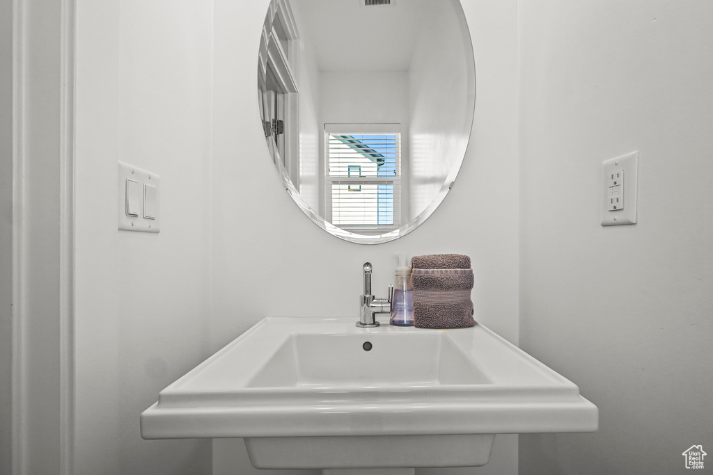 Bathroom featuring a sink
