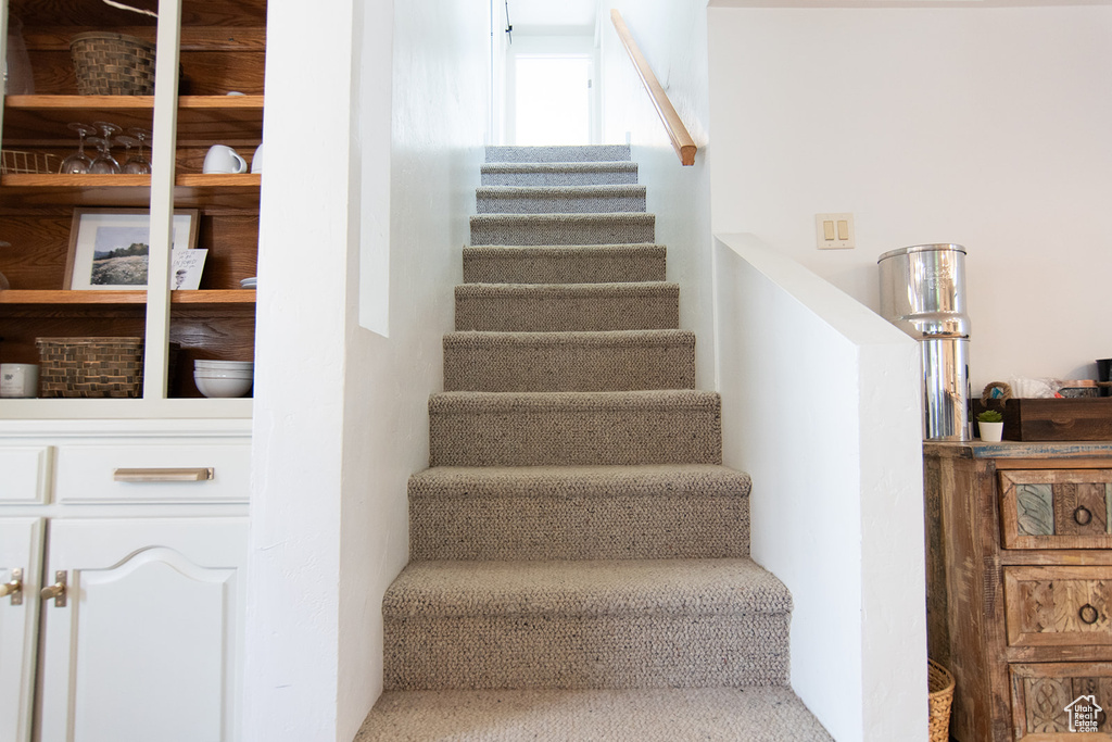 View of stairs