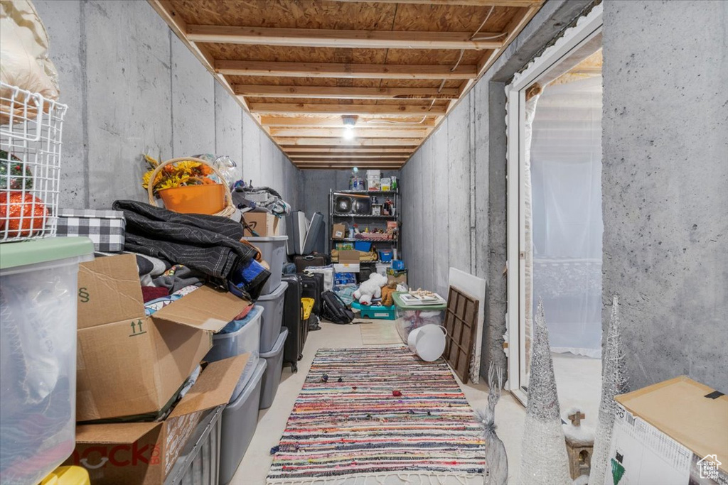 View of basement