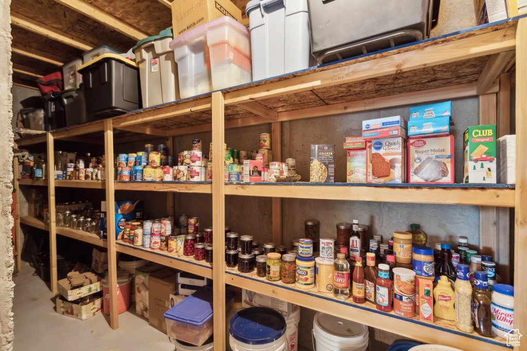 View of storage room