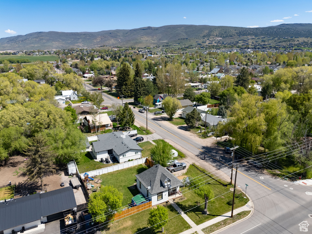 Drone / aerial view of mountains