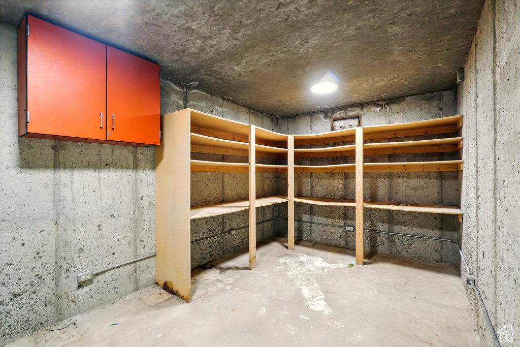 View of storage room