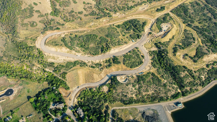 Aerial view of property and surrounding area