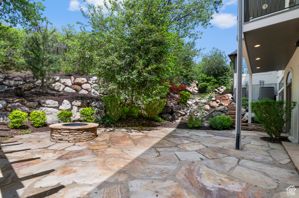 View of patio