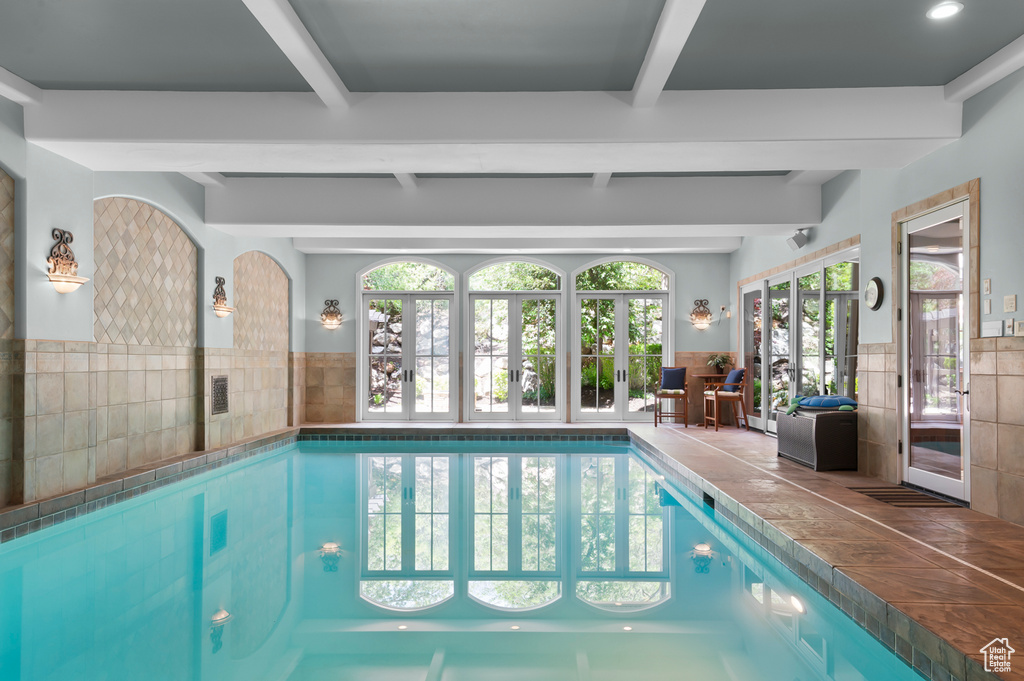 View of indoor pool