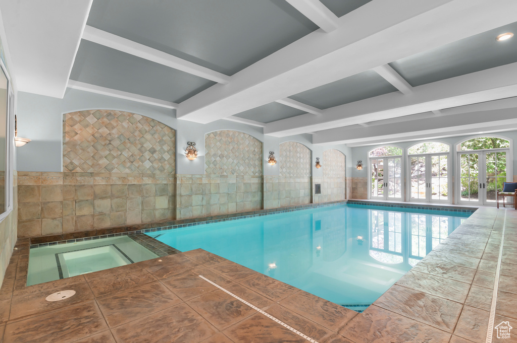 View of indoor pool