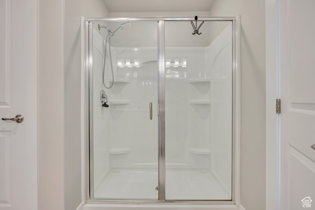 Full bath with a stall shower