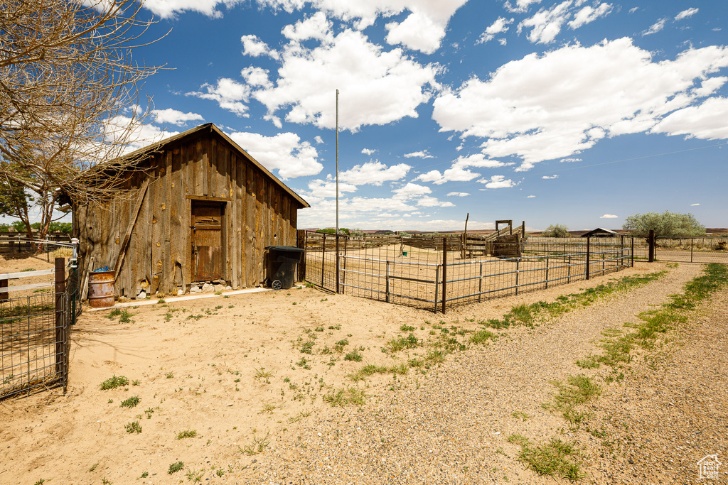 View of stable