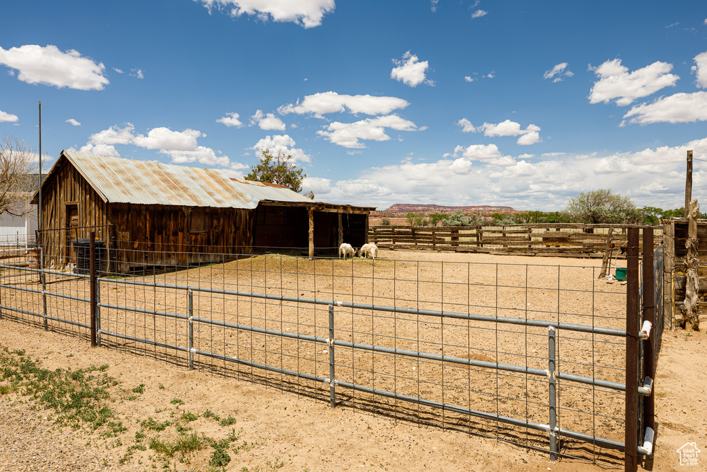 View of stable