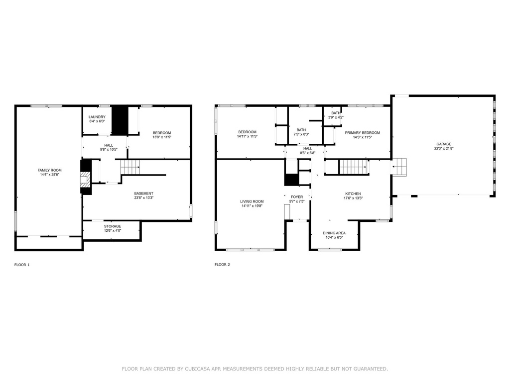 Floor plan / room layout